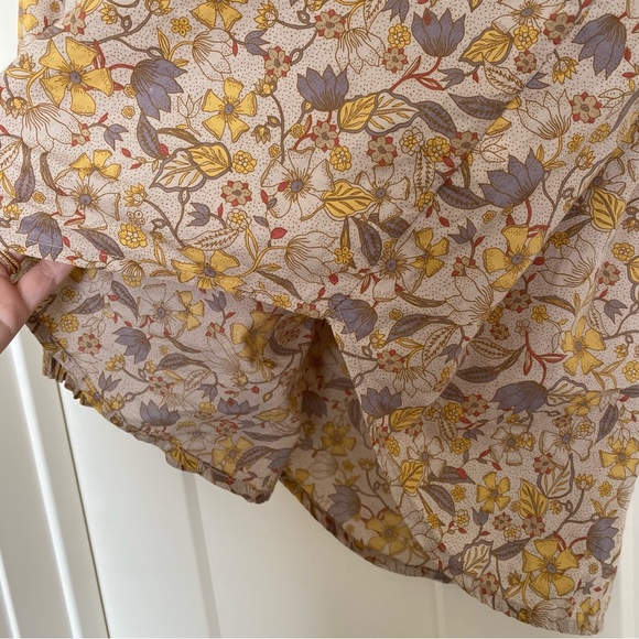 Free Assembly Floral Blouse Small - Picture 7 of 9